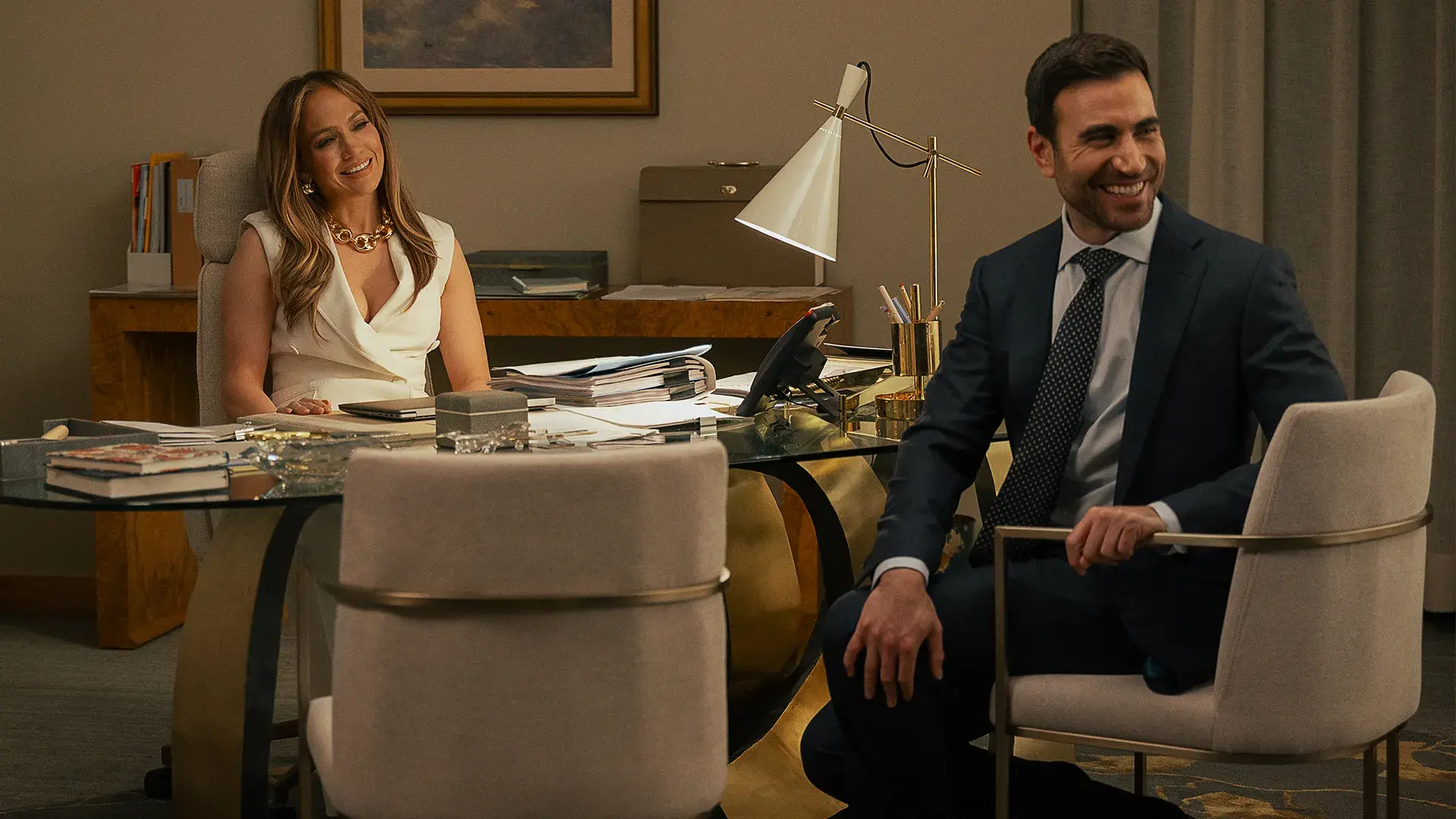 ‘Office Romance’ Review:  Jennifer Lopez And Brett Goldstein Fall For Each Other In Movie That Is More Raunchcom Than Romcom