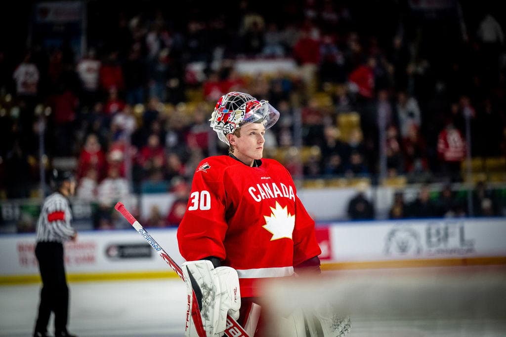 "I Want To Be The Backbone": Carter George Ready To Lead Canada To World Junior Gold