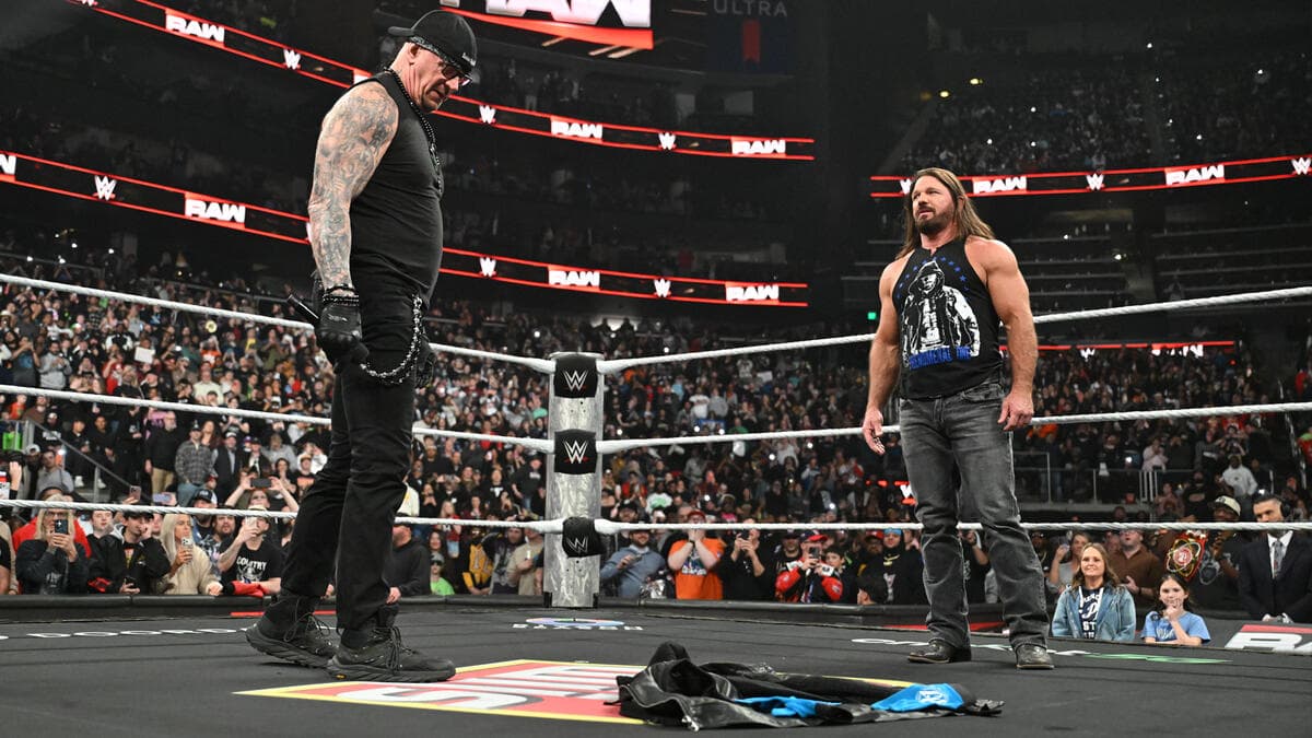 Undertaker announces AJ Styles will be inducted into the WWE Hall of Fame