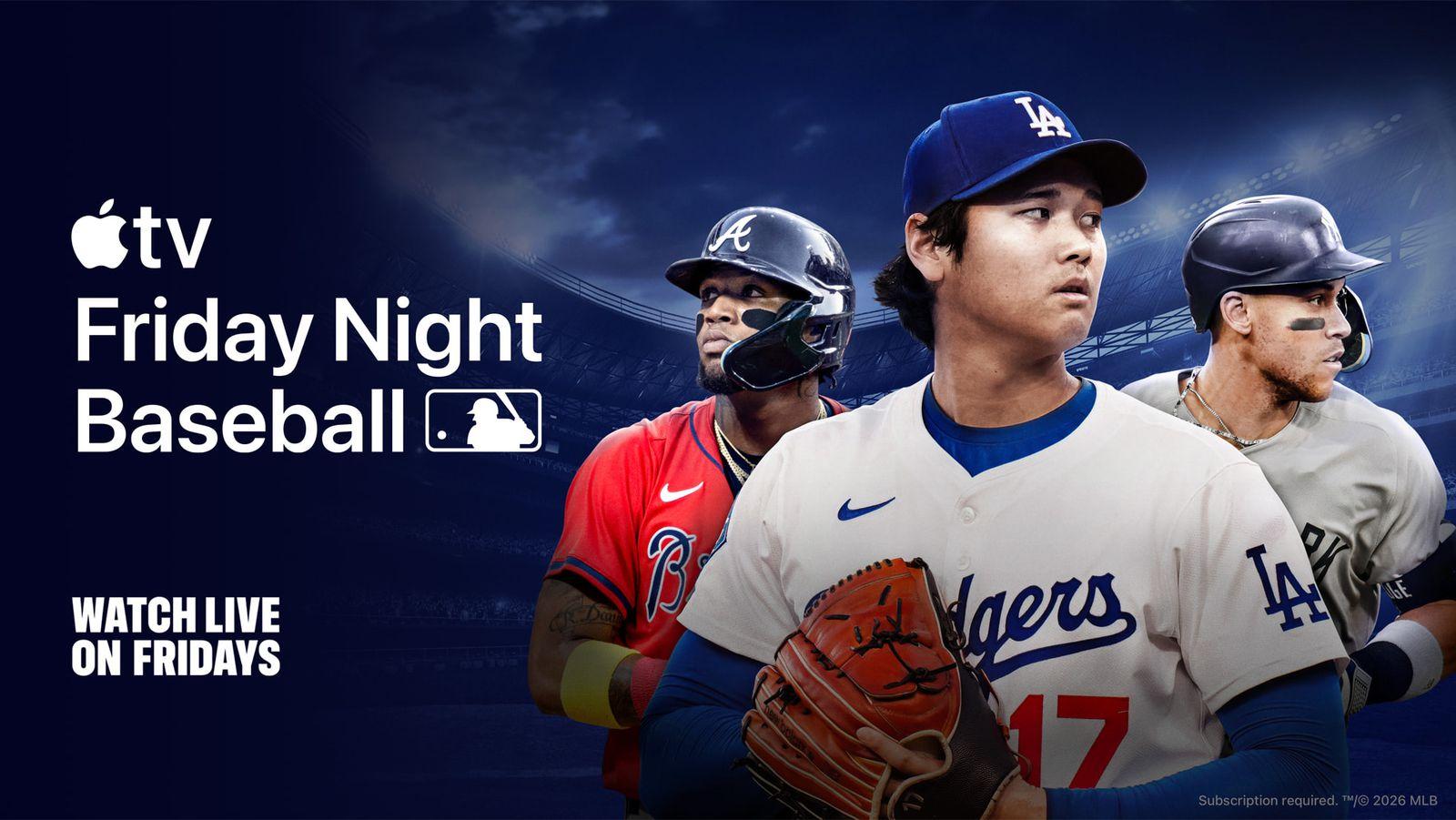 Apple TV and MLB Release July Schedule for 'Friday Night Baseball'