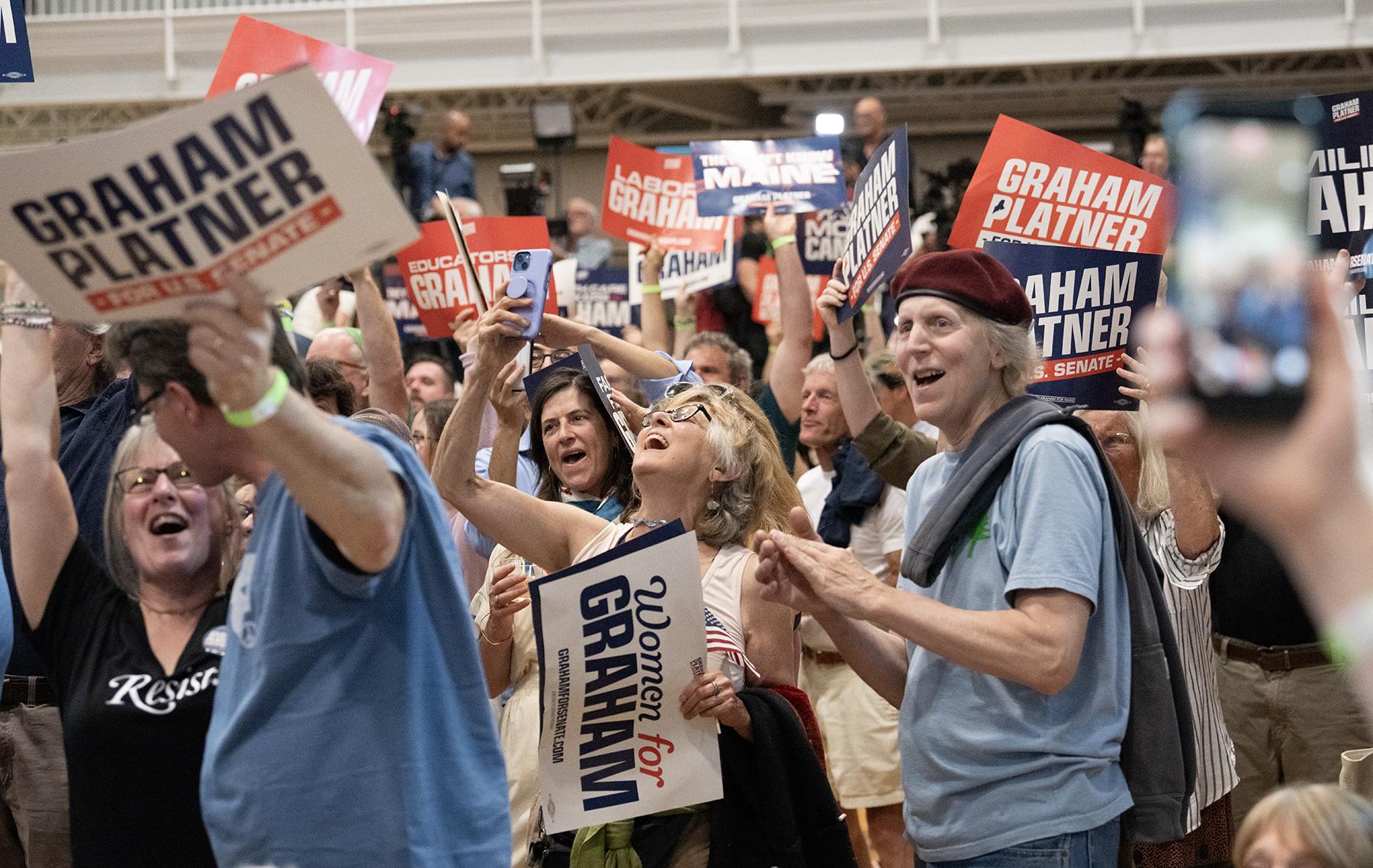 Graham Platner gets more primary votes than any other Democratic Senate candidate in Maine history
